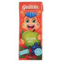 Сок детский Galicia Ягодный с мякотью из смеси плодов 200 мл (4820209563542)