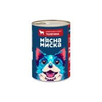 Консервы для собак Мясная Миска кусочки в соусе с говядиной 1240 г (4820255192123)