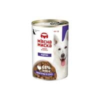 Консервы для собак Мясная Миска кусочки в соусе с индейкой 415 г (4820255192208)