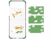 Чохол-накладка Samsung Cat Catching Fish Case для Samsung Galaxy Flip 4 SM-F721 Transparent (GP-FPF721HIAWW)