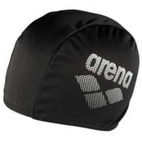 Шапка для плаванья Arena Polyester II 002467-500 черный Уни OSFM (3468336220559)