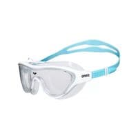 Очки для плаванья Arena The One Mask JR белый, голубой 004309-202 (3468336579091)