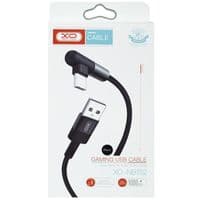 Кабель XO NB152 Elbow USB-USB Type-C 2.4A 1м Білий (6920680872503)