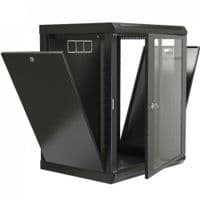 Шафа 19" 18U, 600x600x907мм (Ш*Г*В), економ, акрилове скло, чорна