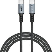 Кабель питания и синхронизации Verbatim 100 Вт /USB-C–USB-C /120 см-черный