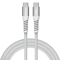 Магнітний кабель живлення та синхронізації Verbatim  60 Вт /USB-C–USB-C /120 см-сірий