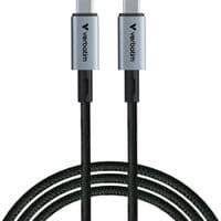 Кабель питания и синхронизации Verbatim 240 Вт /USB-C-USB-C /120 см-черный