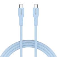 CANYON cable OnWire 60CL C-C 60W COLOR Braided 1m Light Blue