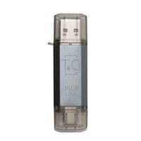 Флеш-накопичувач USB 3.0 16GB Type-C T&G 009 Star Series Silver (TG009TC-16GSL3)