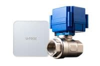 Комплект предотвращения затопления U-Prox Valve DN20, 3/4", автономное питание от батарей CR123A, автоматический прогон раз в неделю