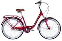 Велосипед Dorozhnik 26" RUBY Planet рама-17" AL 2025 бордовий (OPS-D-26-303)