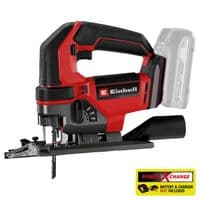 Лобзик акумуляторний Einhell TE-JS 18/100 Li - Solo, PXC, 18В, 3000 об/хв, ход 26 мм, 1.87 кг (без АКБ і ЗП)