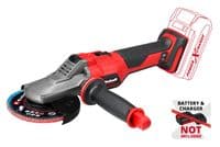 Шлифмашина угловая аккумуляторная Einhell TP-AG 18/125 F Li BL - Solo, PXC, 18В, бесщеточная, 125 мм, 8500 об/мин, плоский редуктор, 1.57кг (без АКБ и ЗУ)
