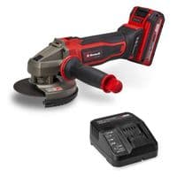 Шлифмашина угловая аккумуляторная Einhell TE-AG 18/125-2 Li 1x4.0 Ah, PXC, 18В, аккумулятор 4 Ач, 125 мм, 8500 об/мин, 2.32 кг