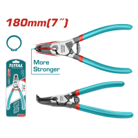 Кусачки TOTAL THTJ21802 Знімач зовн. стопорних кілець вигнутий 180мм