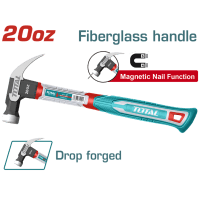 Молоток TOTAL THCH61020 Молоток із цвяходером, 560г