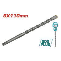 Акс.інстр TOTAL TAC310601 бур SDS plus 6x110мм