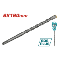 Акс.інстр TOTAL TAC310602 бур SDS plus 6x160мм