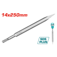 Акс.інстр TOTAL TAC1511141 зубило пікоподібне SDS plus 14x250мм