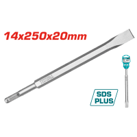 Акс.інстр TOTAL TAC15121411 зубило плоске SDS plus 14x250мм