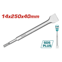 Акс.інстр TOTAL TAC15121412 зубило плоске розширене SDS plus 14x250мм