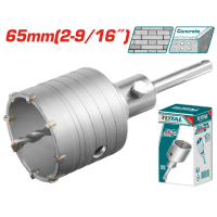 Акс.інстр TOTAL TAC430651 Коронка SDS PLUS, 65мм