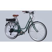 Електровелосипед Dorozhnik 28" eRETRO Vbr рама-19" 36B 12.5А*г 500Вт зелено-сірий 2025 (ELB-D-28-069)