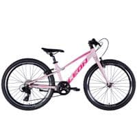 Велосипед Leon 24" JUNIOR Vbr рама-12" AL 2025 розовый с малиновым (OPS-LN-24-104)