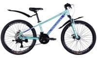 Велосипед Discovery 24" QUBE DD рама-11,5" AL 2025 свiтло-бiрюзовий (OPS-DIS-24-335)