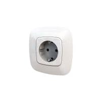 Розетка Legrand Schuko 16А 250В автоматические клеммы Антрацит ALLURE