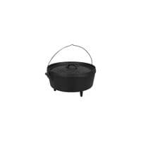Котел туристический Bo-Camp Dutch Oven Cast Iron 31 cm / 5 L Black (2122410) (DAS303290)