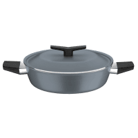 Сотейник TRAMONTINA SPEZIA с двумя алюминиевыми ручками 24 см (2.5л) с крышкой BLUE (28375/124)