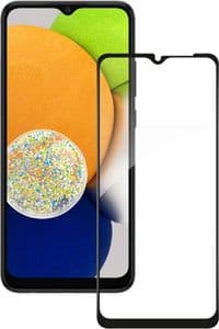 Стекло защитное ACCLAB Full Glue Samsung A03 Black (1283126521621)