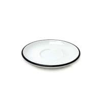 Блюдце Ancap серия Verona Colored Rims 14,5 см Pennellessa Black rims для серий "Verona (37254)