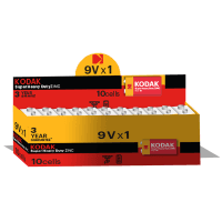 Батарейка KODAK EXTRA HEAVY DUTY 6F22 1 шт. коробка