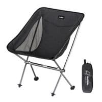 Кресло складное Naturehike Stellaluna L04 CNK2450JJ015, размер M, черное (6976023929410)