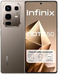 Мобільний телефон Infinix Note 50 8/256Gb Titanium Grey (4894947066382)