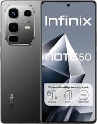 Мобільний телефон Infinix Note 50 8/256Gb Shadow Black (4894947066412)