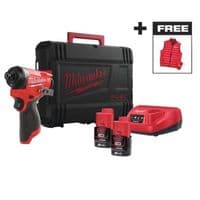 Вертолет ударный аккумуляторный Milwaukee M12 FID2-202X 12В АКБ 2х2А·час 0-4000об·мин 170Нм 1/4" ЗП C12C жилет кейс