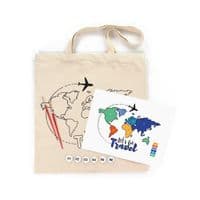 Набор для творчества Rosa Talent раскраска, Lets go Travel, 38х42 см (4823098544609)