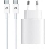 Зарядное устройство для Armorstandart AMHJ83 20W USB-C White + cable USB-C to USB-C (ARM77725)