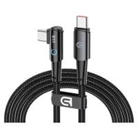 Кабель для передачи данных USB-C - USB-C 1,2 м 90 градусов 100 Вт черный Armorstandart (ARM75870)