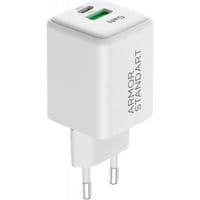Зарядное устройство для Armorstandart AR371 30W GaN Type-C + USB White (ARM77549)