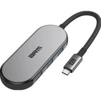Armorstandart USB-C на HDMI 4K Hub, PD, 3USB, SD, microSD Серый (ARM69366)