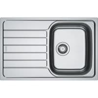 Мойка кухонная Franke Spark, нерж.сталь, прямоугольник, с крылом, 780х500х340мм, чаша - 1, врезная, SKL 611-78, нерж декор