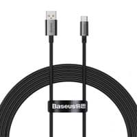 Кабель Baseus Superior Fast Charging USB-C-Lightning, 1 м, чорний (6932172631970)