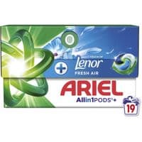 Капсулы для стирки Ariel Pods All-in-1 Touch of Lenor Прикосновение свежего воздуха Lenor 19 шт. (8700216765954)