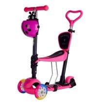 Самокат 5в1 WEIINAI BAQ-215 Pink (6948679457500)