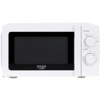 Мікрохвильова піч Adler AD 6205 20л/ 700Вт/ мех.упр./відкр.ручкою/ біла