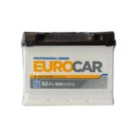 Аккумулятор автомобильный EUROCAR 6СТ-62АЗ (1) (+/-) (L2) 600А 12V (E)